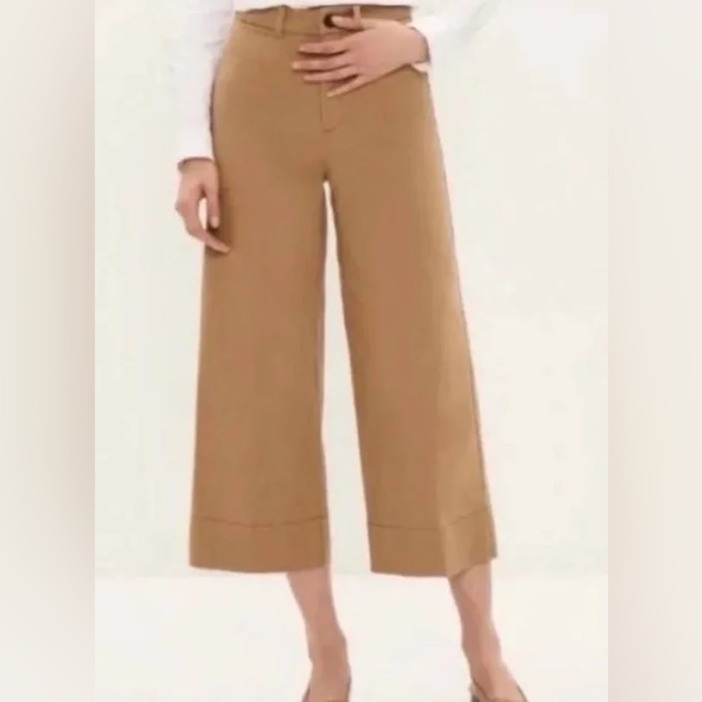 Frank & Oak - Josephine Cropped Wide-leg Pant - Size 6